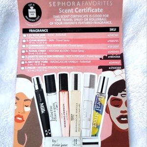Fragrance sampler from Sephora